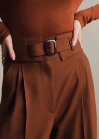 Pantalon ZEONE - Chocolat — view 2