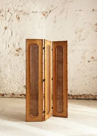 Paravent en bambou et cannage vintage - Bambou et cannage — view 2