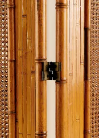 Paravent en bambou et cannage vintage - Bambou et cannage — view 4
