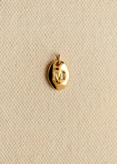 Pendentif Léa - M doré