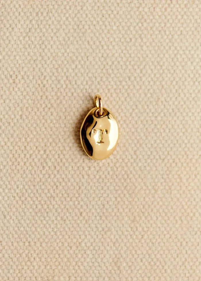 Pendentif Léa - T doré