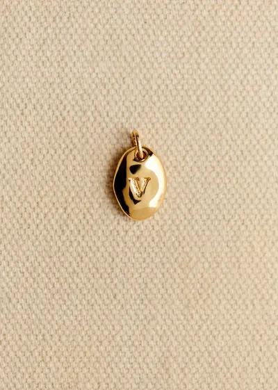 Pendentif Léa - V doré