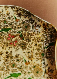 Petit plateau vintage motif floral et oiseaux - Fleurs et Oiseaux — view 3