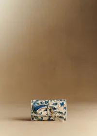 Pochette Bijoux - Sézane x Antoinette Poisson - Imprimé Oiseaux Bleus — view 4