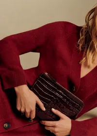 Pochette Serena - Choco Croco — view 4