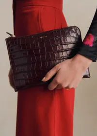 Pochette Serena - Choco Croco — view 5