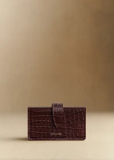 Porte-cartes Ginette - Choco Croco