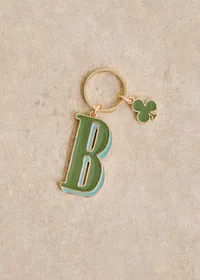 Porte-Clé Abécédaire - Lettre B - Vert — view 2