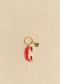 Porte-Clé Abécédaire - Lettre C - Rouge — view 3