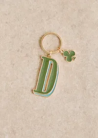 Porte-Clé Abécédaire - Lettre D - Vert — view 2