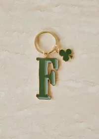 Porte-Clé Abécédaire - Lettre F - Vert — view 2