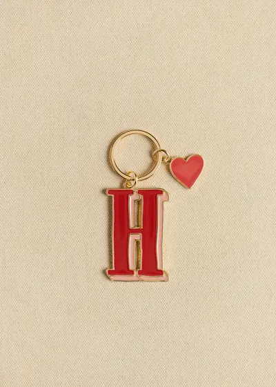 Porte-Clé Abécédaire - Lettre H - Rouge