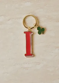 Porte-Clé Abécédaire - Lettre I - Rouge — view 2