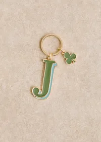 Porte-Clé Abécédaire - Lettre J - Vert — view 2