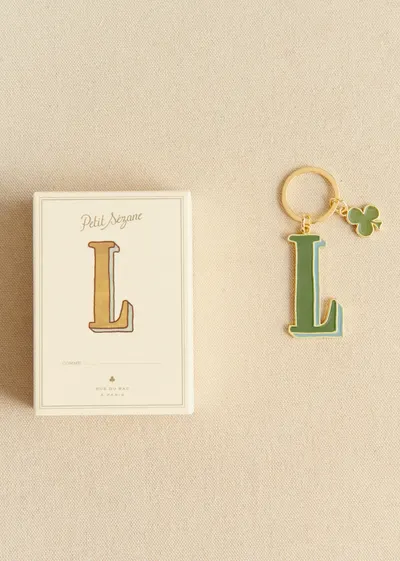 Porte-Clé Abécédaire - Lettre L - Vert
