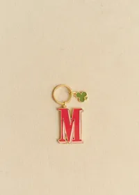 Porte-Clé Abécédaire - Lettre M - Rouge — view 2