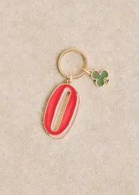 Porte-Clé Abécédaire - Lettre O - Rouge — view 2