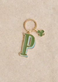 Porte-Clé Abécédaire - Lettre P - Vert — view 2