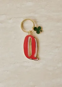 Porte-Clé Abécédaire - Lettre Q - Rouge — view 2