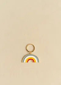 Porte-clé Arc-en-ciel - Bleu Multicolore — view 2