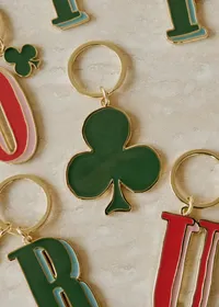 Porte-clé Trèfle - Vert — view 2