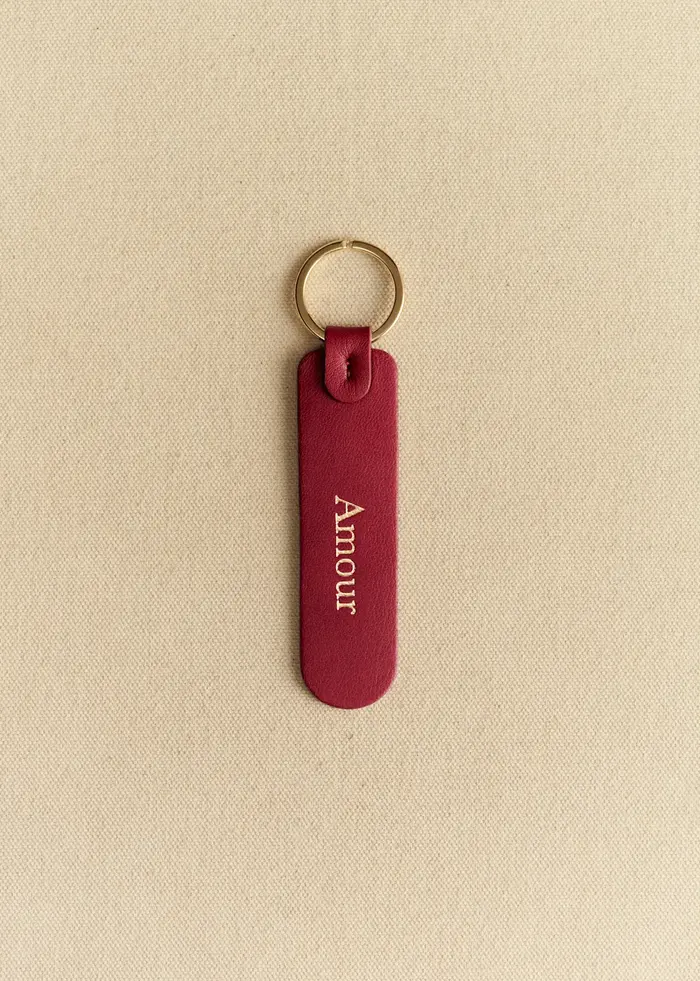 Porte-clés - Rouge " Amour "