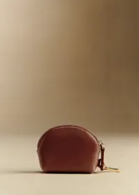 Porte-clés Sacha - Cuir Naturel Lisse — view 2