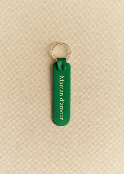 Porte-clés - Vert "Maman d'amour"