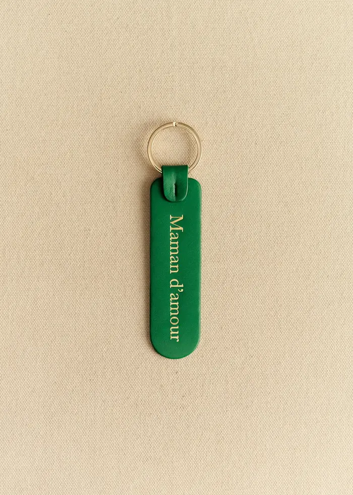 Porte-clés - Vert "Maman d'amour"