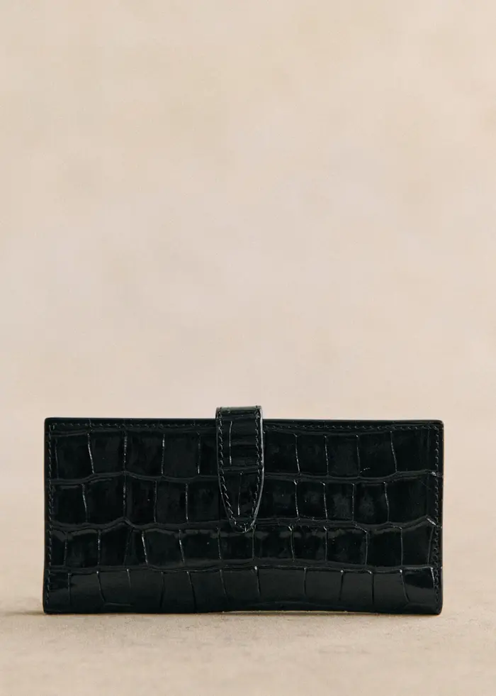Portefeuille Gino - Noir Croco