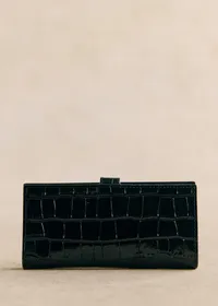 Portefeuille Gino - Noir Croco — view 2