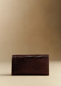 Portefeuille Grand Milo - Choco Croco — view 2