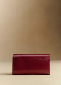 Portefeuille Grand Milo - Rouge Carmin Glacé — view 2