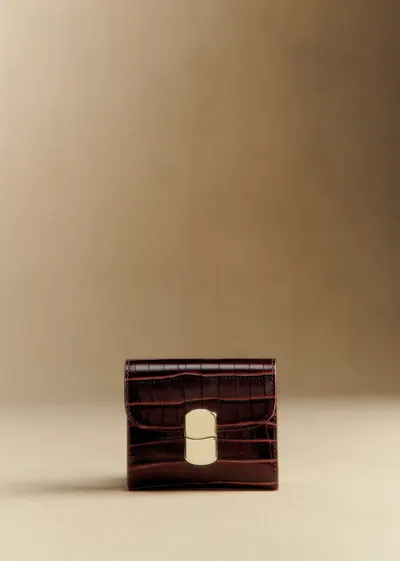 Portefeuille Petit Milo - Choco Croco