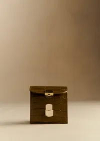 Portefeuille Petit Milo - Pistache Croco — view 2