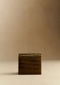 Portefeuille Petit Milo - Pistache Croco — view 4