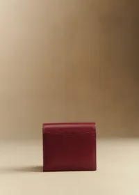Portefeuille Petit Milo - Rouge Carmin Glacé — view 4