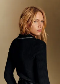 Pull Armelle - Noir / Écru — view 3