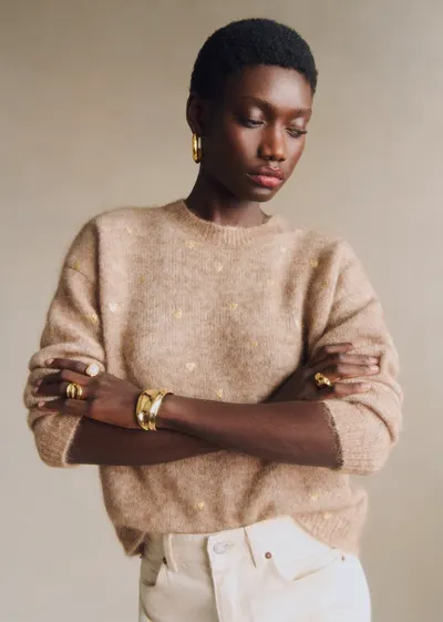 Pull Cinta - Taupe Coeur Doré