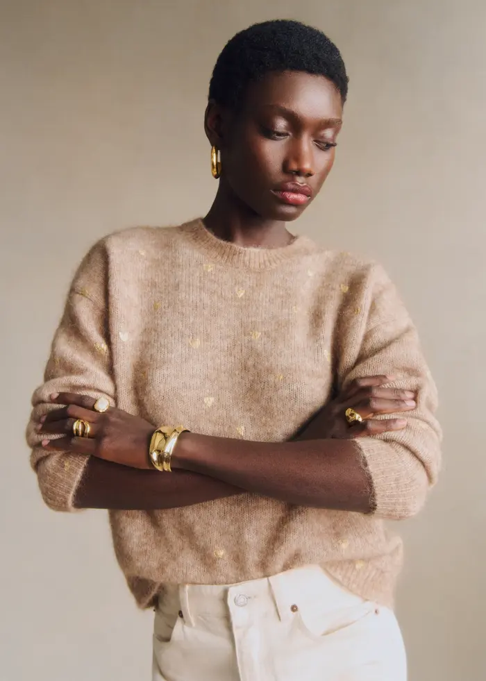 Pull Cinta - Taupe Coeur Doré