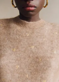 Pull Cinta - Taupe Coeur Doré — view 2