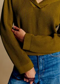 Pull Claudio - Vert Olive — view 3