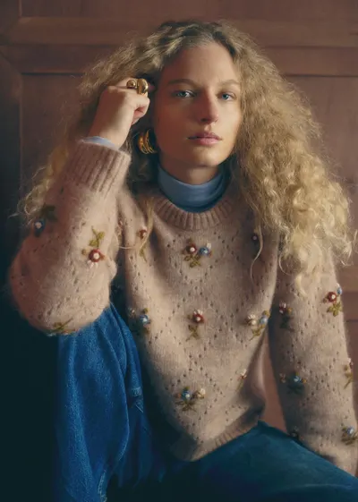 Pull Guillaume - Sézane x Antoinette Poisson - Camel