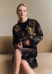 Pull Irina - Multico Noir — view 3