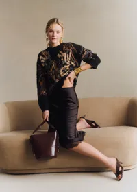 Pull Irina - Multico Noir — view 4