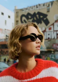 Pull Julien - Sézane x Antoinette Poisson - Écru/ Rouge — view 3