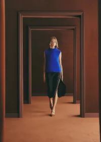 Pull Larry - Bleu Vif — view 2