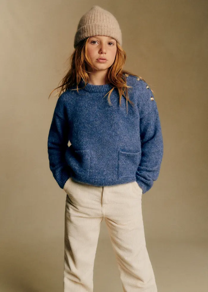 Pull Liza - Bleu Chiné