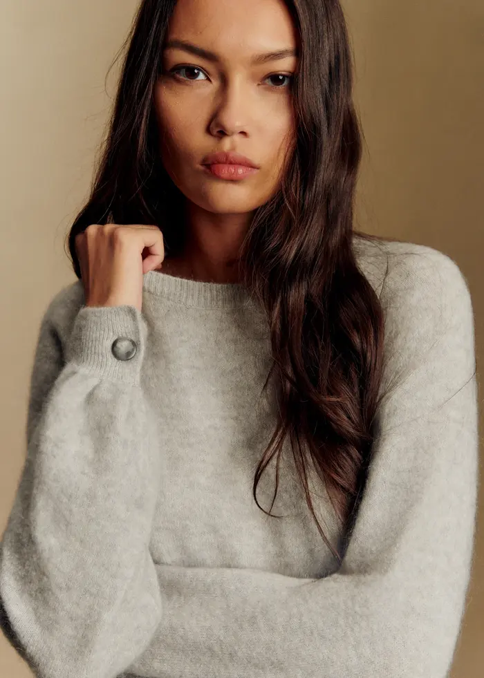 Pull Louisa - Gris Chiné Clair