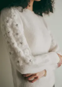 Pull Luke - Ecru Strass — view 2